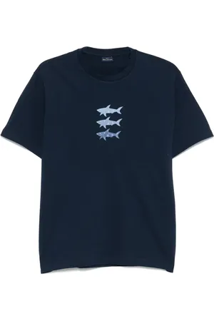 Paul & Shark T-shirt à imprimé requin