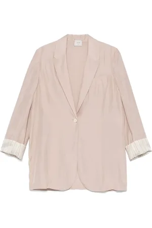 ALYSI Blazer à simple boutonnage