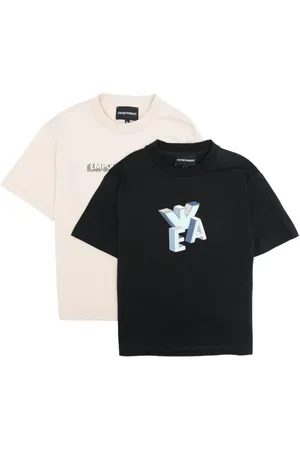 Emporio Armani Lot de deux t-shirts à logo imprimé