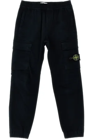 Stone Island Pantalon de jogging à patch logo
