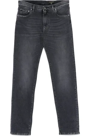 Dolce & Gabbana Jean skinny à logo brodé