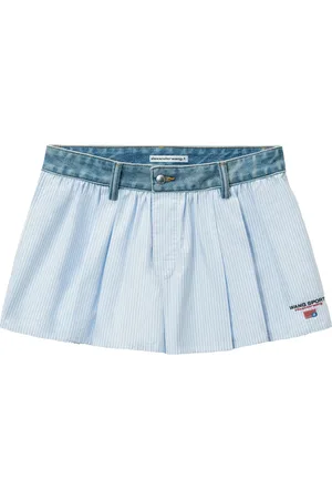 Alexander Wang Short à taille en jean