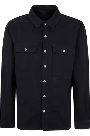 Rick Owens Chemise boutonnée en coton biologique