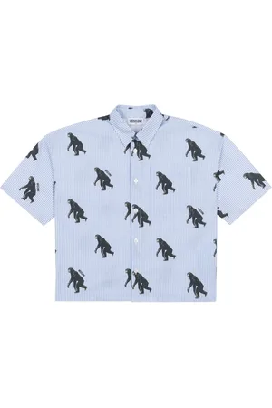 Moschino Chemise à imprimé singe