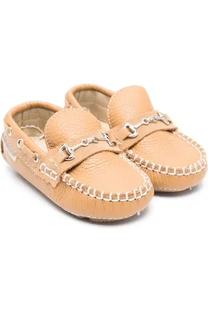 Babywalker Mocassins en cuir grainé