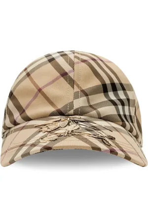 Burberry Casquette en sergé à carreaux