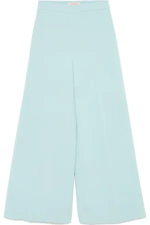 Twin-Set Pantalon palazzo en crêpe