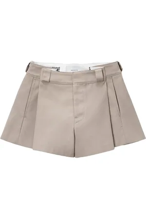 Alexander Wang Short plissé à taille haute
