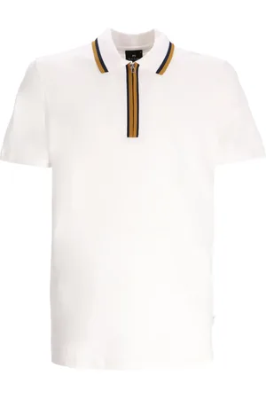 Paul Smith Polo zippé à bords contrastants