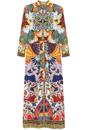 ALICE+OLIVIA Robe-chemise à coupe longue