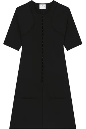 Courrèges Robe courte à coupe trapèze