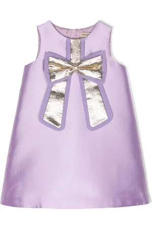 HUCKLEBONES LONDON Robe mi-longue satinée à détail de nœud