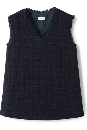 Il gufo Robe en tweed à coupe courte