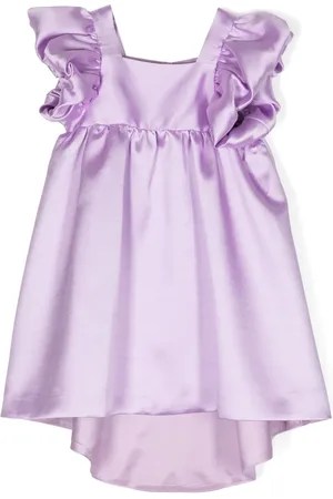 HUCKLEBONES LONDON Robe mi-longue à fronces