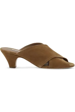 Casadei Mules en daim