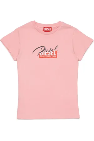 Diesel T-shirt en coton à logo imprimé