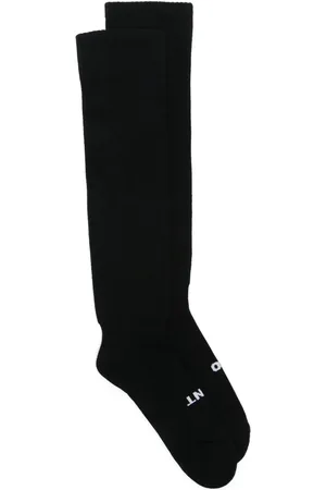 Rick Owens Chaussettes à motif intarsia