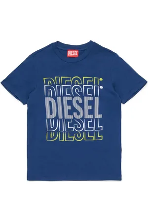 Diesel T-shirt en coton à logos imprimés