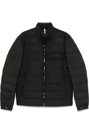 HUGO BOSS Veste imperméable zippée à bords contrastants