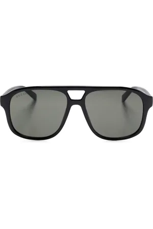 Gucci Lunettes de soleil à monture pilote