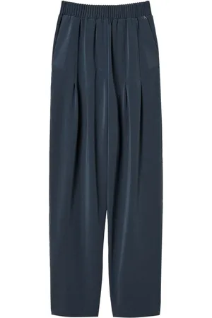 Twin-Set Pantalon ample à détails de plis