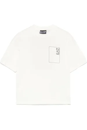 Emporio Armani T-shirt à logo imprimé au dos