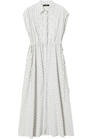 Twin-Set Robe longue à détail en macramé