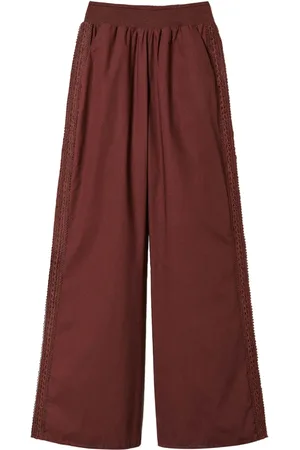 Twin-Set Pantalon à design tressé