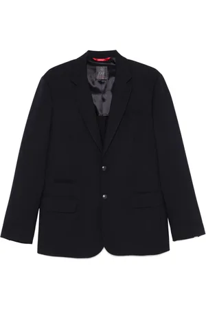 FAY Blazer en laine vierge à simple boutonnage