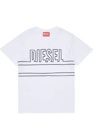 Diesel T-shirt en coton à logo imprimé