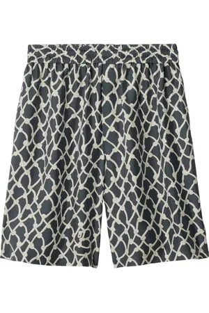 Burberry Short en soie à imprimé Knot