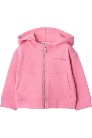 Burberry Hoodie en coton à fermeture zippée