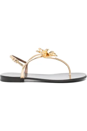 Giuseppe Zanotti Sandales Orchid à semelle plate
