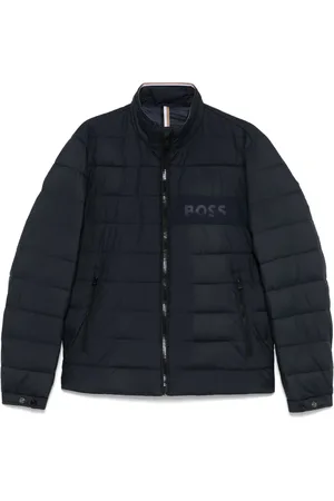 HUGO BOSS Veste imperméable zippée à bords contrastants