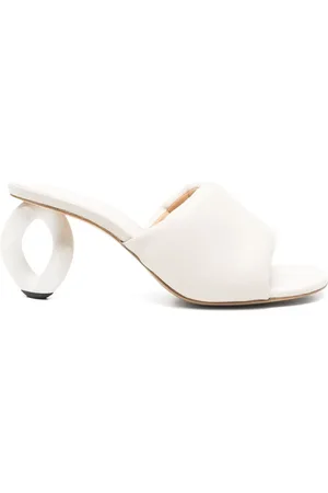 J.W.Anderson Mules en cuir à talon Chain 70 mm