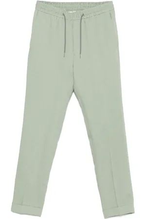 Paul Smith Pantalon en lin à lien de resserrage