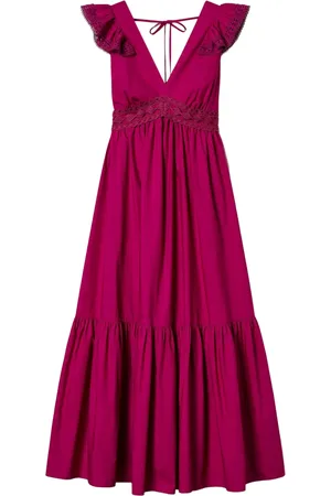Twin-Set Robe longue à volants