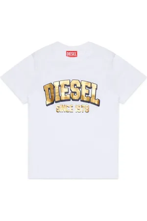 Diesel T-shirt en coton à logo imprimé