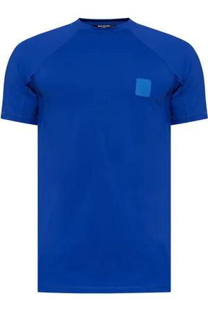 Balmain T-shirt de bain à logo appliqué