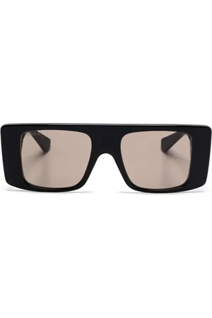 Gucci Lunettes de soleil à monture rectangulaire
