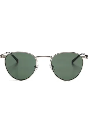 Gucci Lunettes de soleil à monture ovale