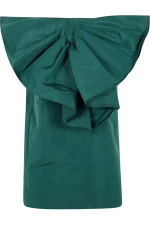 Nº21 Robe mi-longue à détail de nœud oversize