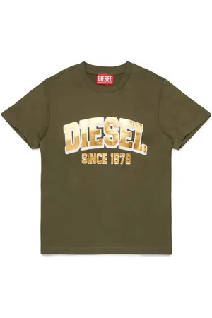 Diesel T-shirt en coton à logo imprimé