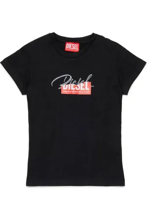 Diesel T-shirt en coton à logo imprimé