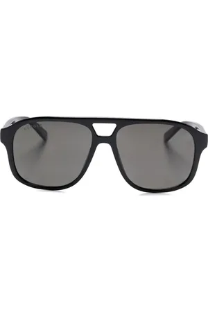 Gucci Lunettes de soleil à monture pilote