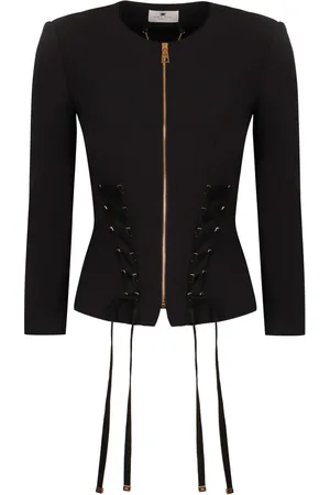 Elisabetta Franchi Veste en crêpe à lacets
