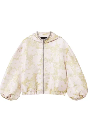 Twin-Set Veste bomber à broderies en jacquard