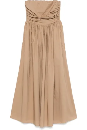 MATTEAU Robe-bustier lacée à coupe longue