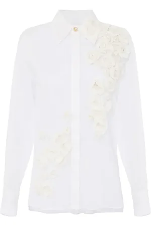 Elisabetta Franchi Chemise à applique fleur