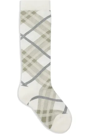 Burberry Chaussettes à carreaux